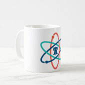 March for Science Philadelphia color logo mug (Front Left)