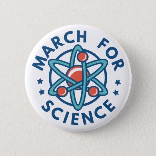 March For Science Pinback Button
