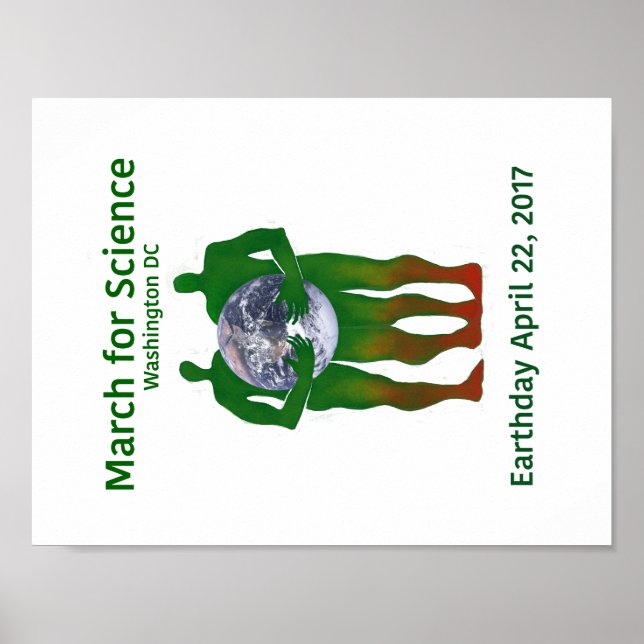 March For Science poster (Front)