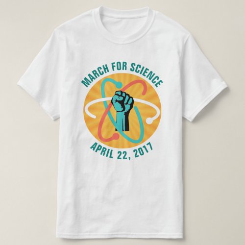 March For Science Power Unofficial Retro T_Shirt