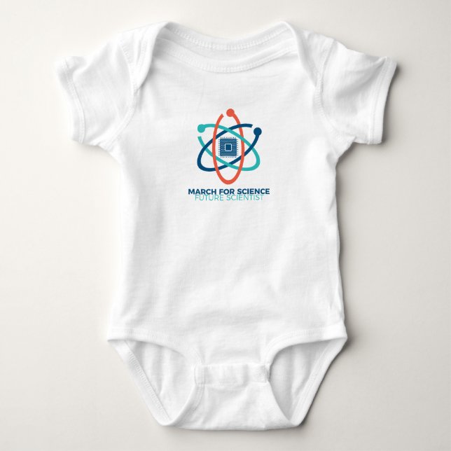 March for Science SV Future Scientist Baby Bodysuit (Front)