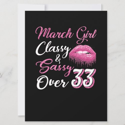 March Girl ClassySassy Over 33 Announcement