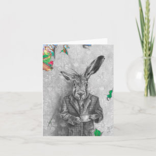 March Hare - Blank Notecard Greeting Card