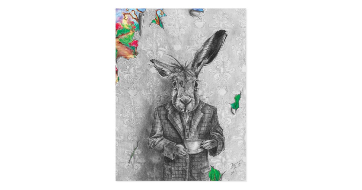 March Hare Postcard 