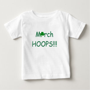 March HOOPS Shamrock Infant Girls Baby T-Shirt