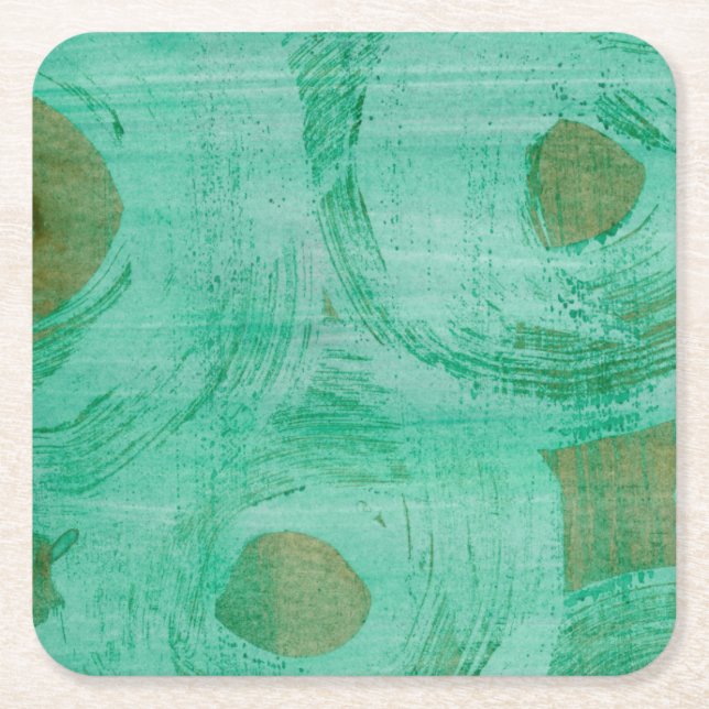 March I Square Paper Coaster (Front)