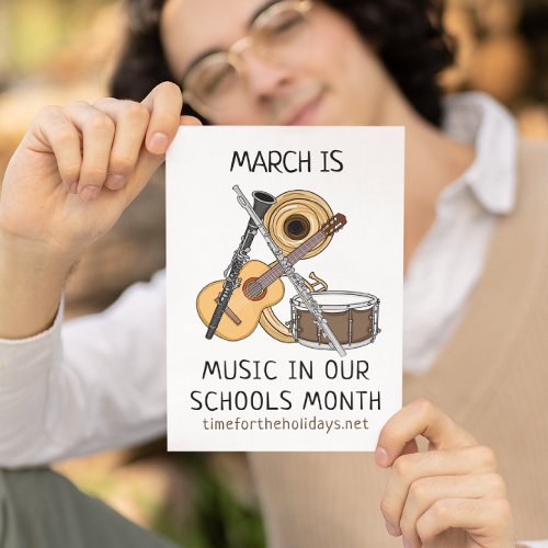 March is Music in our Schools Month  Flyer