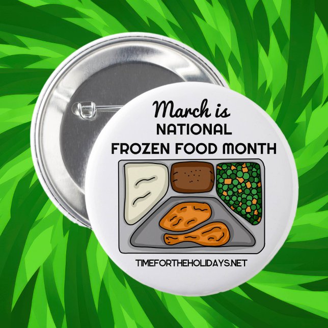 March is National Frozen Food Month Button (Creator Uploaded)