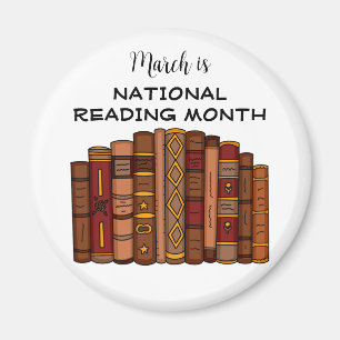 March is National Reading Month  Magnet