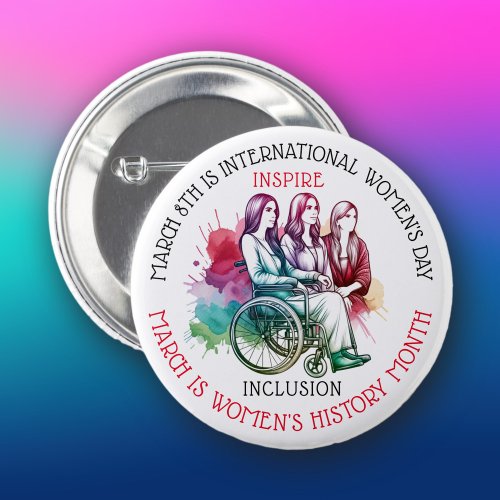 March is Womens History Month   Inspire Inclusion Button