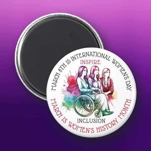 March is Womens History Month   Inspire Inclusion Magnet