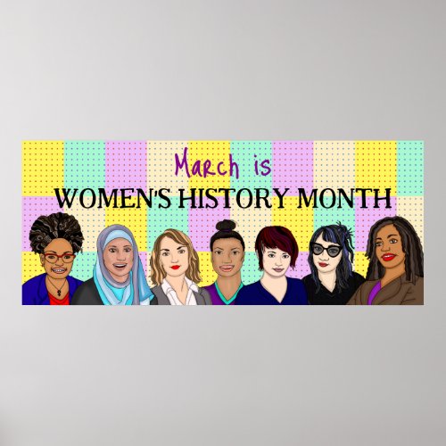 March is Womens History Month  Poster