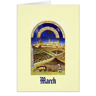 March - Les Tres Riches Heures du Duc de Berry Cards