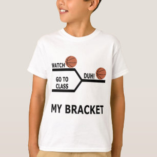 March Madness Basketball Funny Bracket T-Shirts