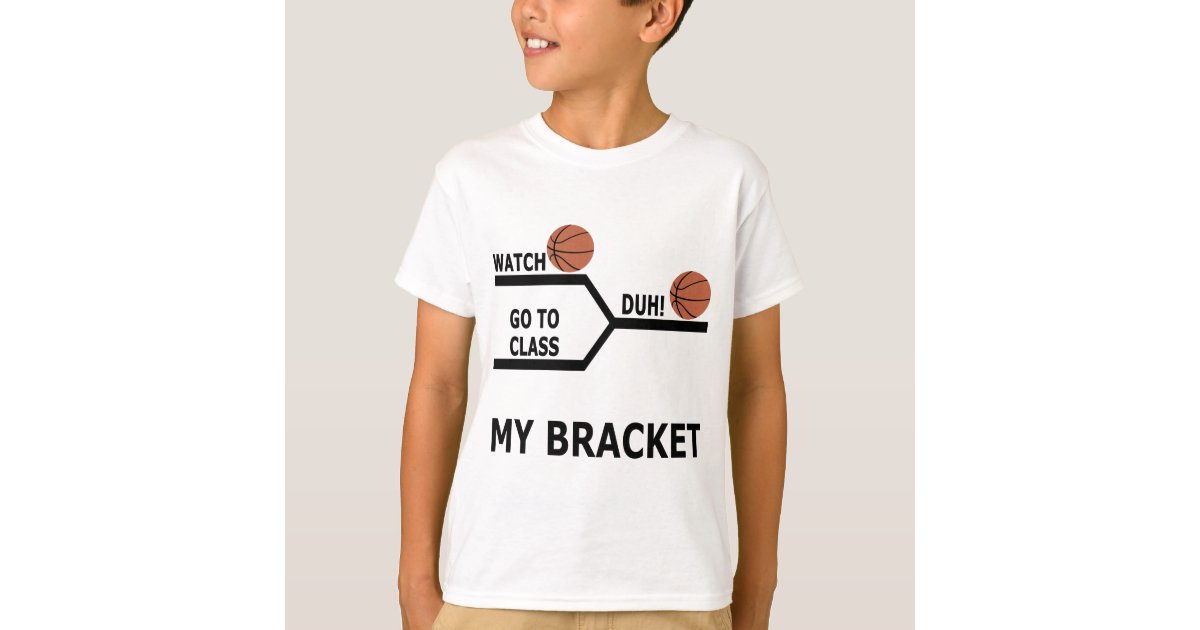 March Madness Basketball Funny Bracket TShirts Zazzle