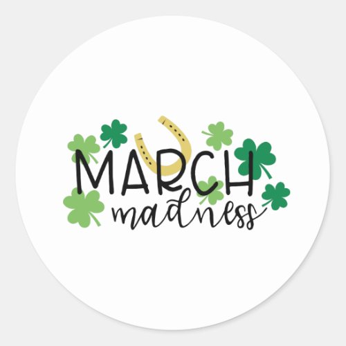 March Madness Classic Round Sticker