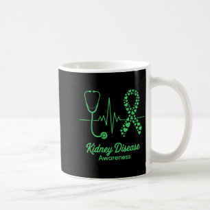 March national kidney disease awareness green coffee mug