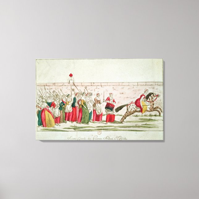 March of the Women on Versailles Canvas Print (Front)