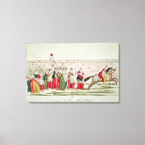 March of the Women on Versailles Canvas Print
