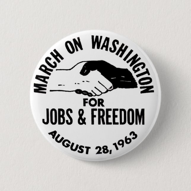 March on Washington 1963 Button (Front)