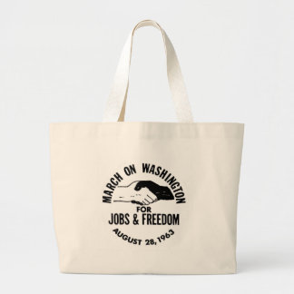 March on Washington 1963 Large Tote Bag