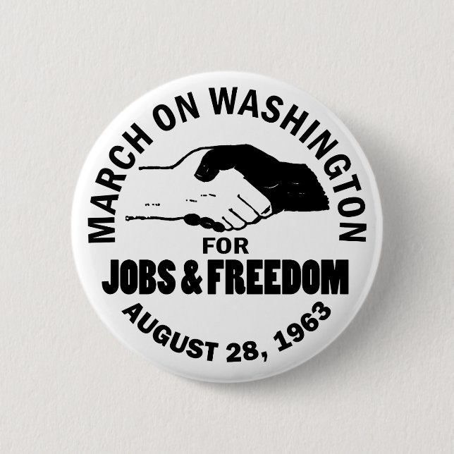 March on Washington Pinback Button (Front)