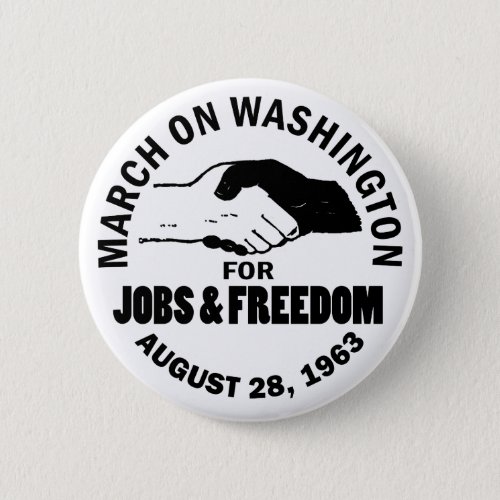 March on Washington Pinback Button