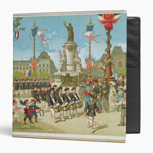 March-Past in the Place de la Republique Binder (Front/Inside)