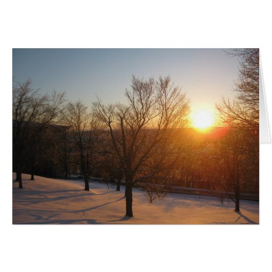 March sunset at RPI Cards (Front Horizontal)