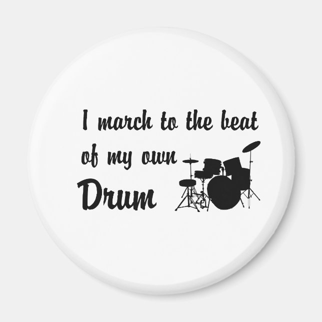 March to the Beat: Drum Magnet (Front)