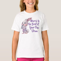 March to the Beat of Your Own Drum Cute Bunny