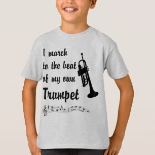 March to the Beat: Trumpet T-Shirt