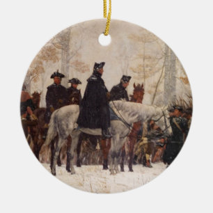 March to Valley Forge - William Trego  (1883) Ceramic Ornament