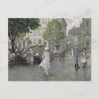 Marché aux fleurs postcard