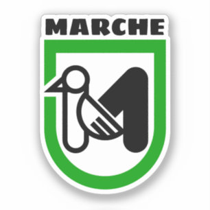 Marche coat of arms (Italy) Sticker
