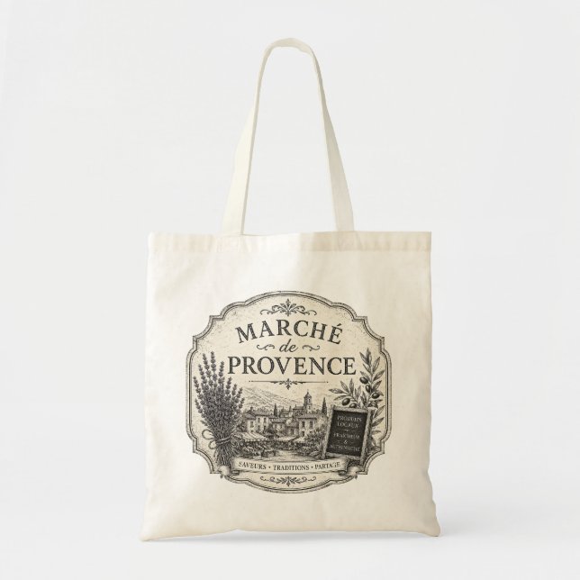 marché de provence bag  (Front)