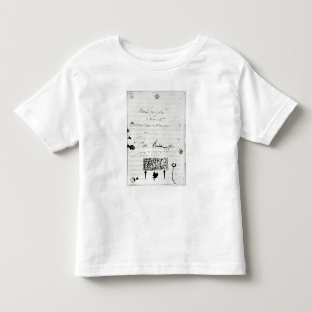 Marche des Gardes du Franc Comte' Toddler T-shirt (Front)