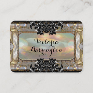 Marchelayne 2.5" Pearl Professional Round Business Card