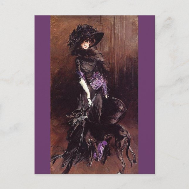 Marchesa Luisa Casati - Boldini Postcard (Front)