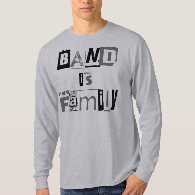 Marching Band | Band Is Family T-Shirt (Front)