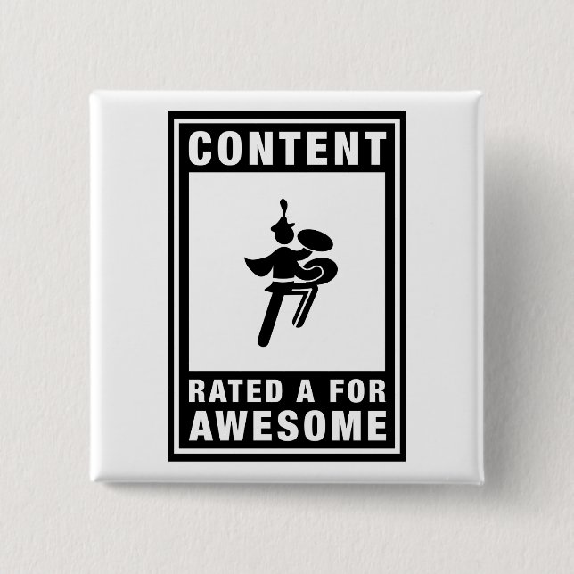 Marching Band - Bass Cymbal Button (Front)