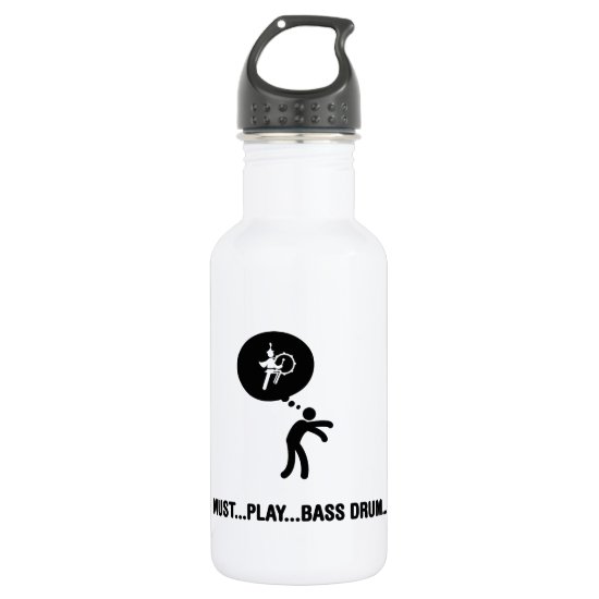 Marching Band - Bass Drum Water Bottle