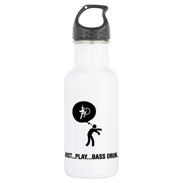 Marching Band - Bass Drum Water Bottle (Front)
