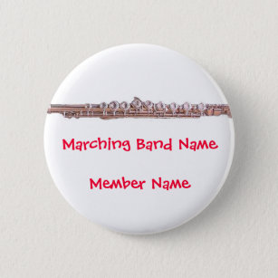 Marching Band Buttons ~ Flute