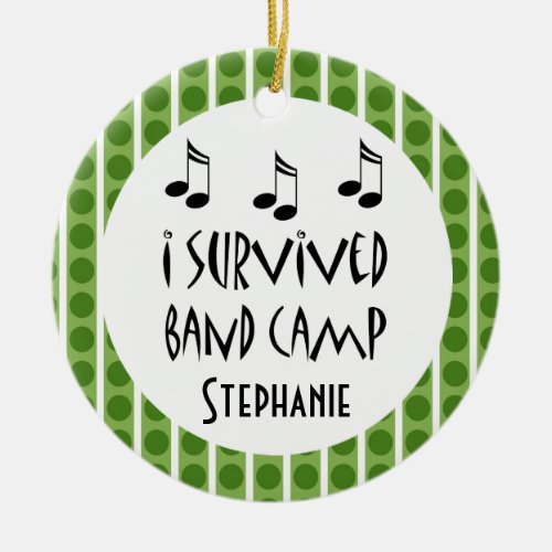 Marching Band Camp Personalized Ornament