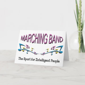 Marching Band Card