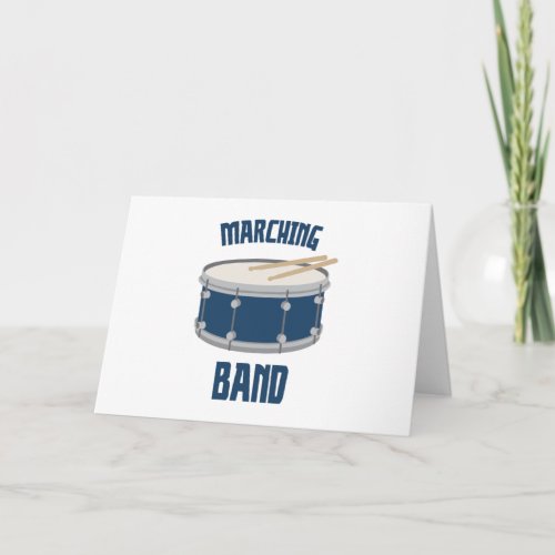 Marching Band Card