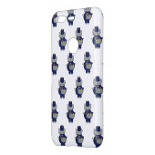 Marching Band Cat Drums Navy Blue Gold Pattern Uncommon Google Pixel Case (Back/Left)