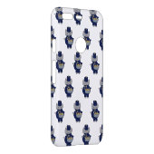 Marching Band Cat Drums Navy Blue Gold Pattern Uncommon Google Pixel Case (Back/Right)