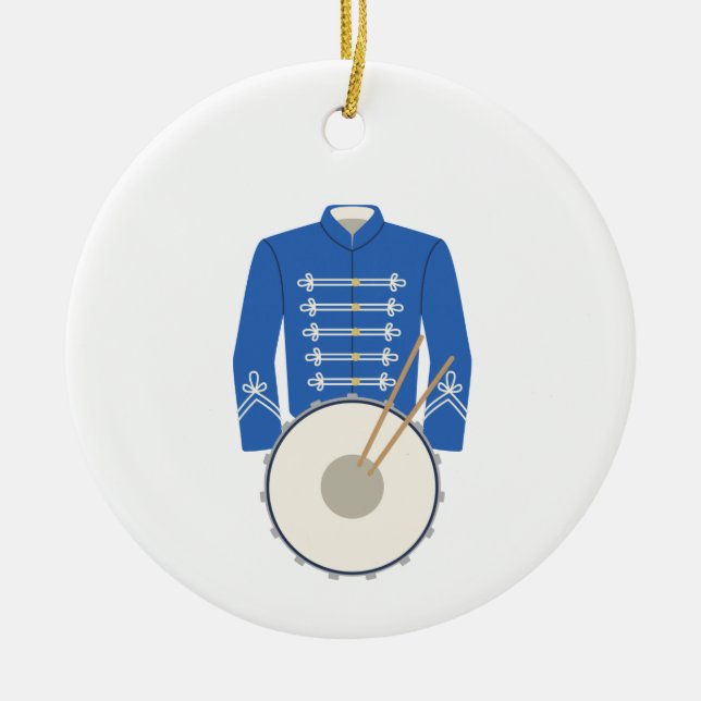 Marching Band Ceramic Ornament (Front)